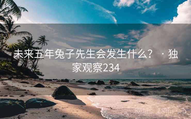 未来五年兔子先生会发生什么? · 独家观察234
