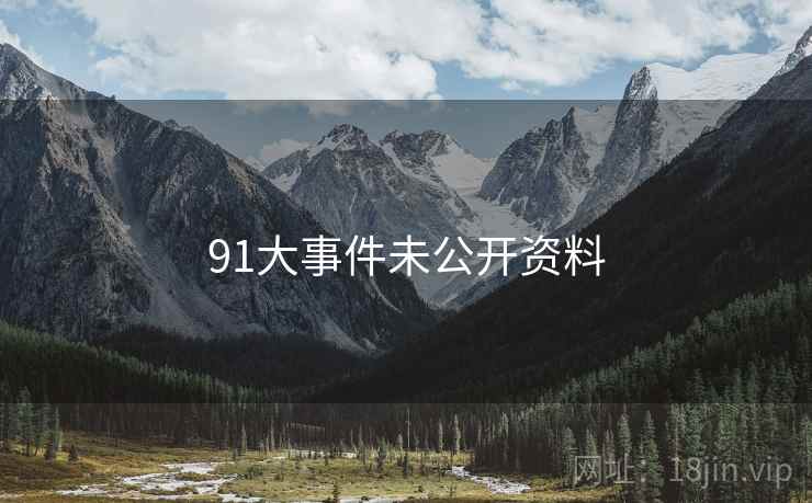 91大事件未公开资料